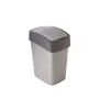 CURVER Flip Bin 25L Waste Bin Silver/Grey