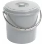 CURVER Bucket with Lid 12L Grey