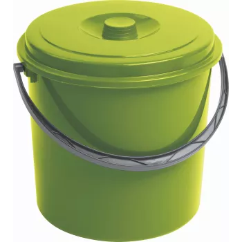 CURVER Bucket with Lid 16L Green