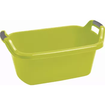 CURVER Oval Bowl with Handles 35L Green Flexible Tub
