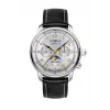 Zeppelin Mediterranee Automatic Watch 96361 - 42mm Blue Dial, Blue Leather Strap
