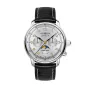 Zeppelin Mediterranee Automatic Watch 96361 - 42mm Blue Dial, Blue Leather Strap