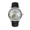 Zeppelin Mediterranee Automatic Men's Watch 96661, 40mm, Silver Dial, Brown Leather Strap