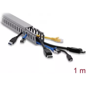 Delock Wiring Duct 30 x 40 mm - Length 1 m Grey