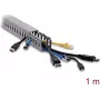 Delock Wiring Duct 30 x 40 mm - Length 1 m Grey
