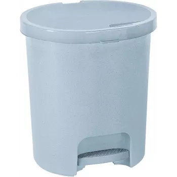 Curver Pedal Bin 25L Round Grey with Soft-Close Lid