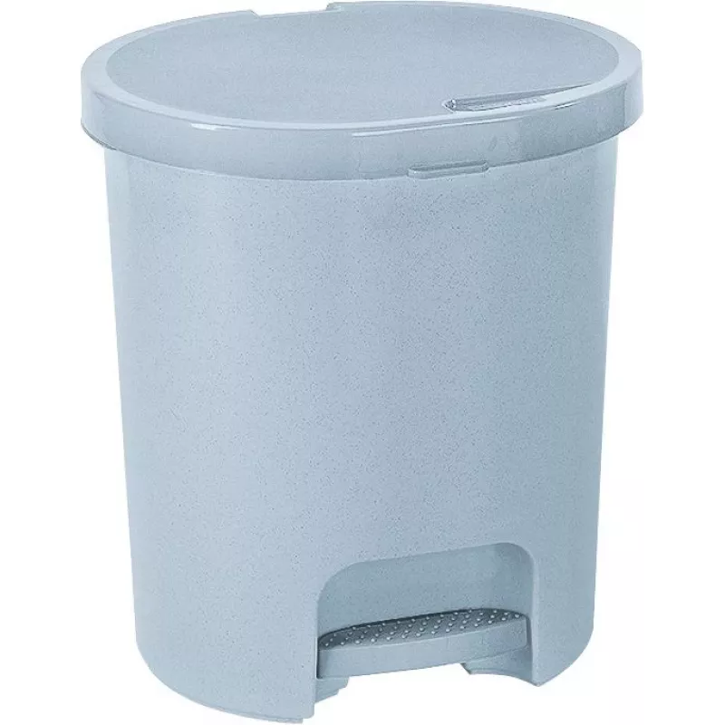 Curver Pedal Bin 25L Round Grey with Soft-Close Lid