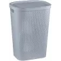CURVER Infinity Recycled 60L Laundry Hamper 44x35x60cm Grey