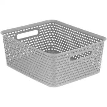 Curver Your Style M Storage Basket 35x30x13 cm Grey