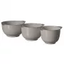 Curver Mixing Bowl Set 3-Piece 1.5L + 2L + 2.5L Light Grey