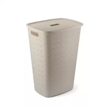 Curver Softex Laundry Box 56L Chalk White