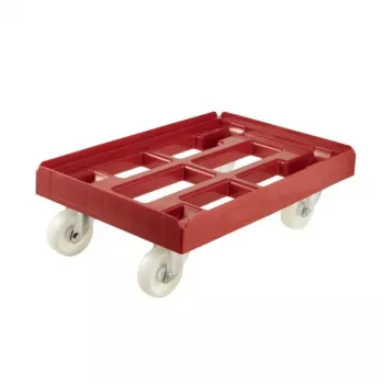 keeeper Trolley for Transport Boxes and Baskets Rolf 61x41x19 cm Red
