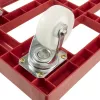 keeeper Trolley for Transport Boxes and Baskets Rolf 61x41x19 cm Red