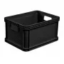 KEEEPER Robert 20L Euro Container, 400 x 300 x 220 mm, Graphite, Load Capacity 30 kg, Stackable, Food Safe