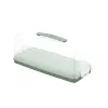 CURVER Smart To Go Rectangular Cake Transport Box 35.5 x 15 x 14.2 cm Green