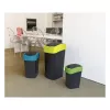 Curver Flip Bin 9L Black and Yellow Waste Bin