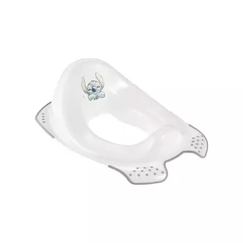 keeeper Ewa Stitch Toilet Training Seat with Anti-Slip Function, White, 30x40x15 cm