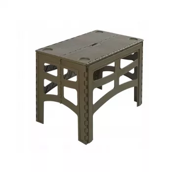 keeeper Folding Outdoor Table Timo L 70x45x55 cm Olive, Load Capacity 80 kg