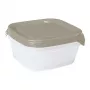CURVER Fresh&Go 3-Piece Square Food Container Set 0.8L Beige