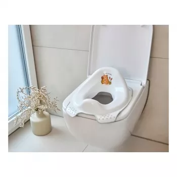 keeeper Toilet Training Seat with Anti-Slip Function Ewa “Cute Capybara” 30x40x15 cm White