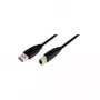 LogiLink USB 3.0 Cable, USB-A Male to USB-B Male, Black, 2 m, 5 Gbps, Double Shielded