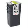 CURVER Biobox Waste Bin Set 2x10L + 6L Grey