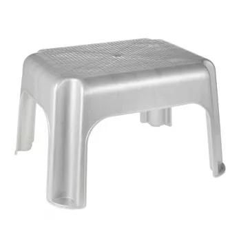 KEEEPER Stool Tim 36.5 x 30 x 24 cm Light Silver, FSC-Certified Bamboo, 150 kg Capacity