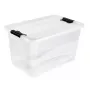keeeper Crystalbox Cornelia 52L Transparent Storage Box with Clip-On Lid