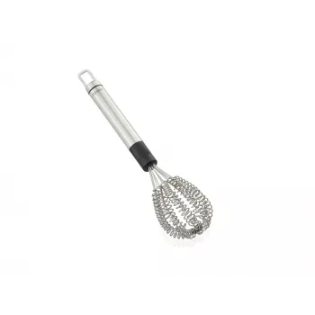 LEIFHEIT Speed Quirl S Balloon Whisk, Stainless Steel, 27 cm, Dishwasher Safe, White/Grey