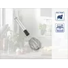 LEIFHEIT Speed Quirl S Balloon Whisk, Stainless Steel, 27 cm, Dishwasher Safe, White/Grey