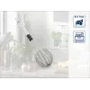 LEIFHEIT Speed Quirl M Hand Whisk, Stainless Steel, White/Grey, 26 cm