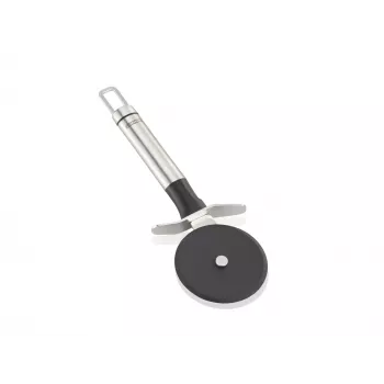 LEIFHEIT ProLine Pizza Cutter, Stainless Steel, 6.5 cm Blade, Dishwasher Safe
