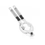 LEIFHEIT ProLine Jar Opener Stainless Steel Adjustable Grip for Lids 2.5-10 cm Silver/Black