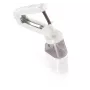 LEIFHEIT Comfortline Cherry Pit Remover Manual Cherry Pitter with Stainless Steel Mechanism, Splash Guard, Non-Slip Base, White/Red