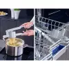 LEIFHEIT Potato and Dumpling Spätzle Press with Stainless Steel Lever Mechanism, Integrated Pot Hook, Dishwasher Safe