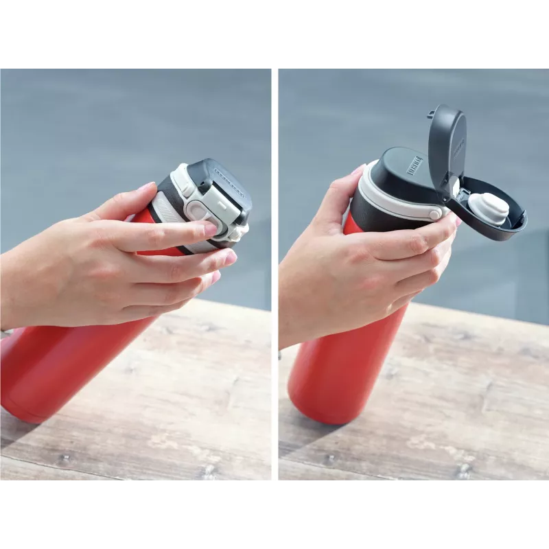 LEIFHEIT Thermo Mug Flip 600ml Red
