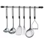 LEIFHEIT ProLine Kitchen Utensil Holder, Stainless Steel, Silver, 10.5 x 15 cm, Freestanding