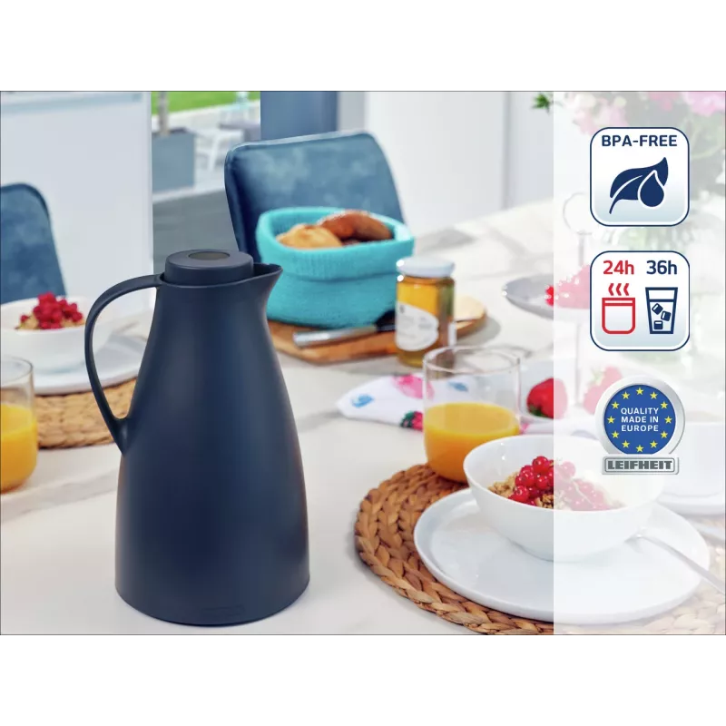 LEIFHEIT Thermos Harmonic Blue 1L Vacuum Insulated Carafe