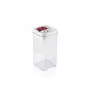 LEIFHEIT Fresh&Easy Food Storage Container 1.2 L, Airtight, BPA-Free, Transparent with White/Grey Lid