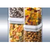 LEIFHEIT Fresh&Easy Food Storage Container 1.2 L, Airtight, BPA-Free, Transparent with White/Grey Lid