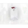 LEIFHEIT Fresh&Easy Food Storage Container 1.2 L, Airtight, BPA-Free, Transparent with White/Grey Lid