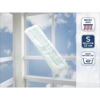 LEIFHEIT Window Brush Replacement Sponge Window & Frame Cleaner 3in1 Mini micro duo