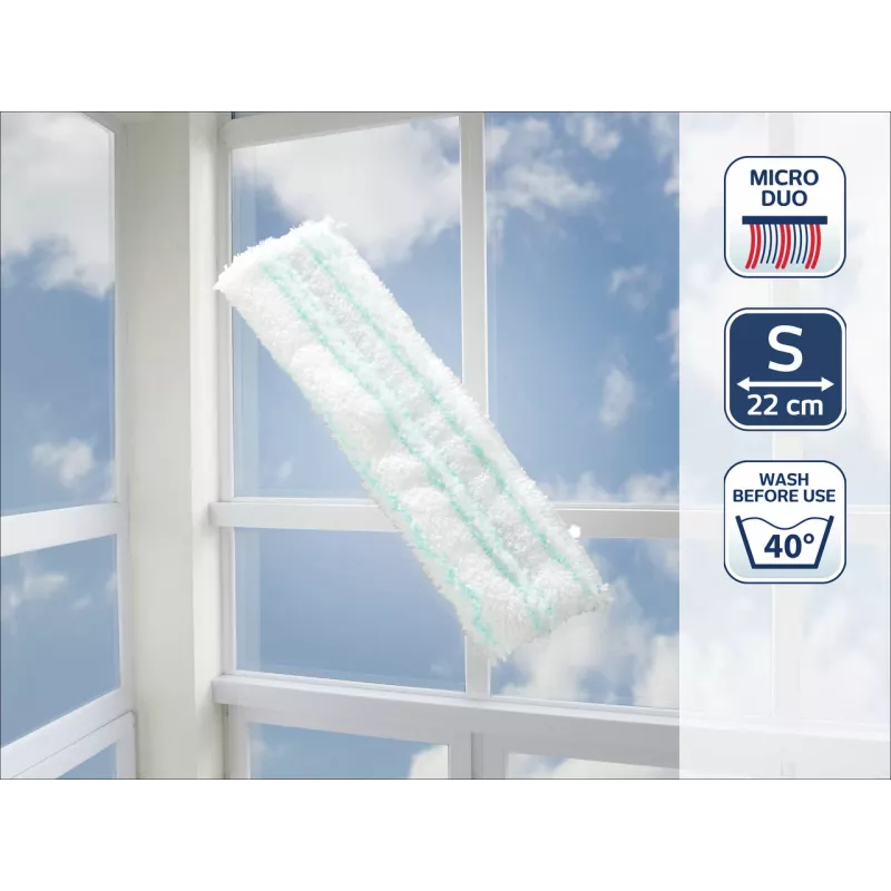 LEIFHEIT Window Brush Replacement Sponge Window & Frame Cleaner 3in1 Mini micro duo