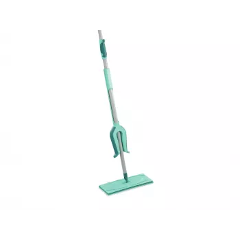 LEIFHEIT Picobello M Micro Duo Floor Wiper with Telescopic Handle, 33 cm Cleaning Width, Green/White