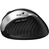 UNITEK Genius Ergo 8250S Wireless Ergonomic Mouse, 1600 DPI, Black-Silver