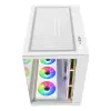 FSP Fortron M341-WA Mid-Tower PC Case with Tempered Glass and 4 ARGB Fans