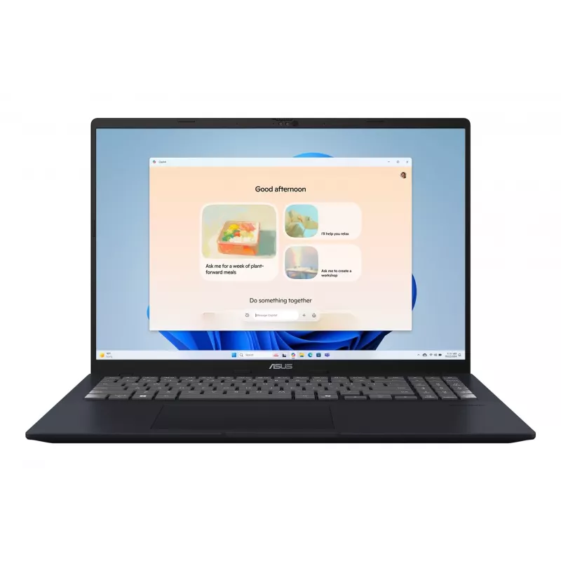 ASUS Vivobook 16 X1607CA-MB110W Intel Core Ultra 5 225H 16 inch WUXGA 16GB DDR5 512GB SSD Wi-Fi 6 Windows 11 Home Blue Laptop