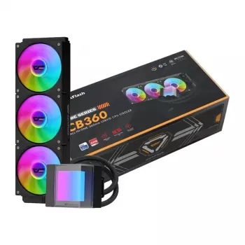 DarkFlash CB360 360mm ARGB Liquid CPU Cooler - Black
