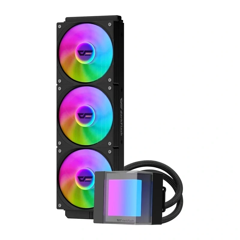 DarkFlash CB360 360mm ARGB Liquid CPU Cooler - Black