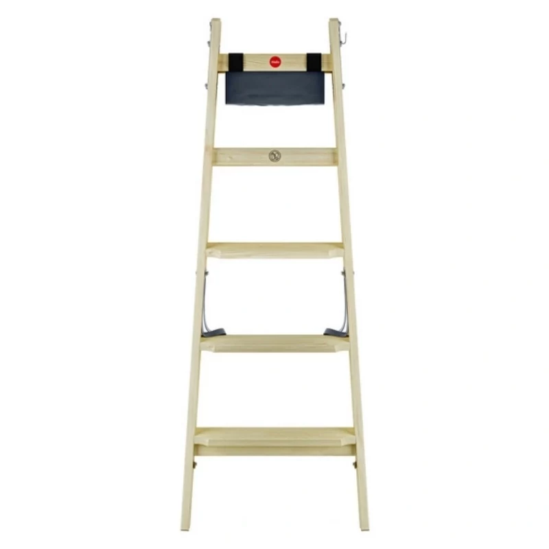 HAILO H77 ComfortLine Double-Sided Wooden Step Ladder 2x5 Steps